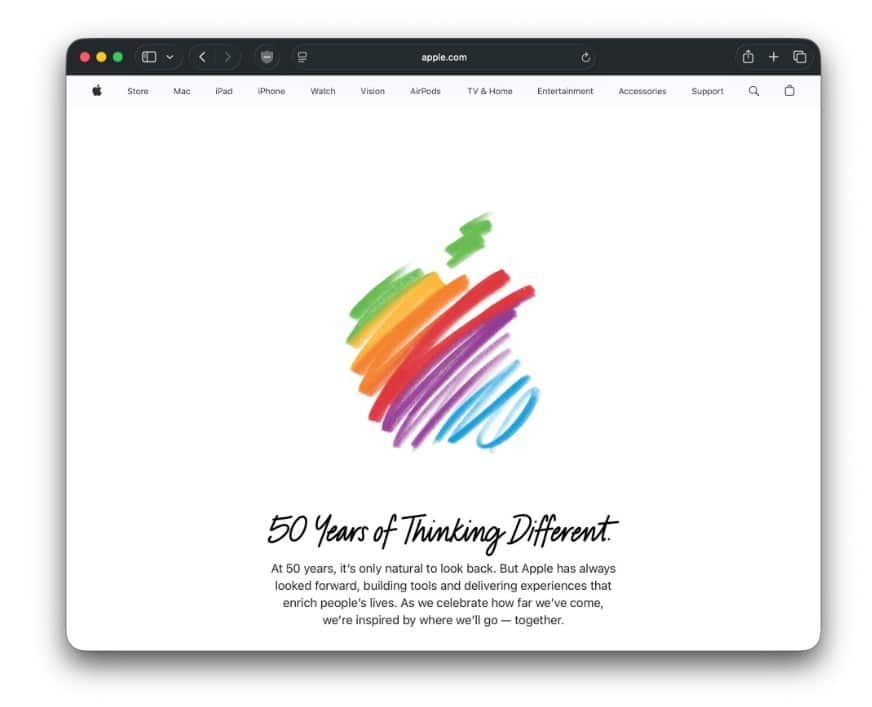 Issue 2: The Architecture of Meaning - What Are You Known For? 3 Apple 50 Years of thinking different